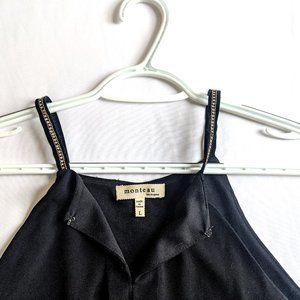 Rhinestone detail dress blouse